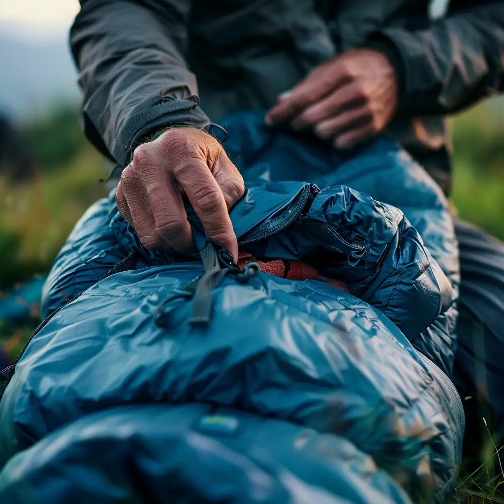 comment plier son sac de couchage