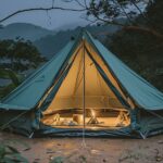 Tente étanche et imperméable pour camping, idéale pour 2 à 6 personnes