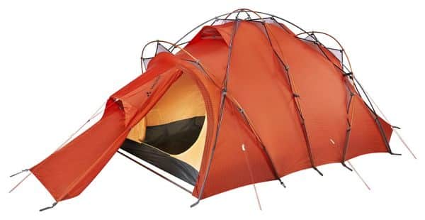 tente d'expédition 3 personnes vaude power sphaerio orange