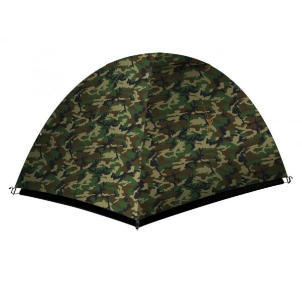 tente légère bizam 2 army pour 2 personnes en camouflage vert idéale pour le camping