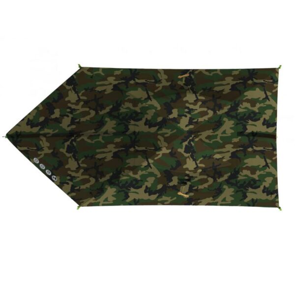tente légère bizam 2 army pour 2 personnes en camouflage vert idéale pour le camping
