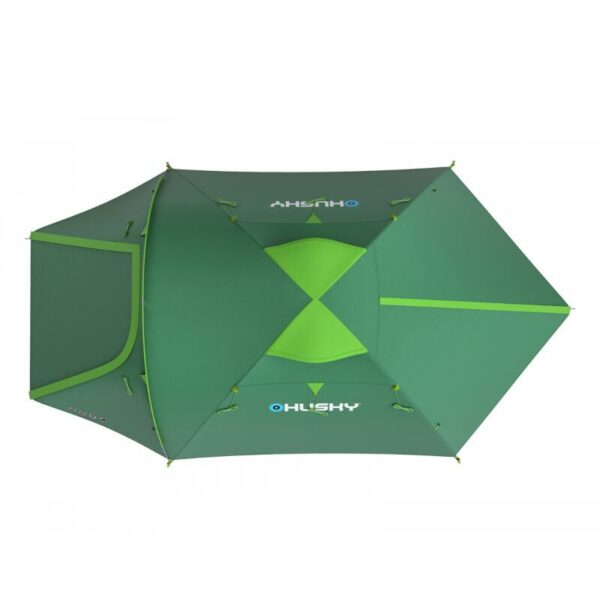tente classique bizon 4 plus pour 4 personnes couleur verte