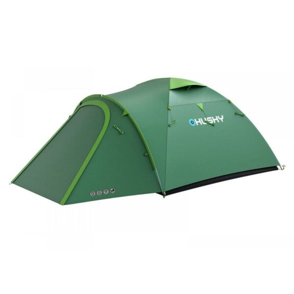 tente classique bizon 4 plus pour 4 personnes couleur verte