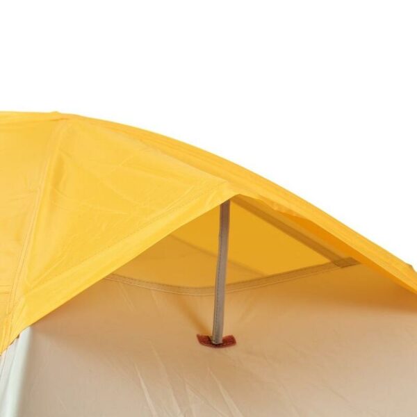 tente légère borzhava 2 alu pour 2 personnes jaune idéale pour le camping