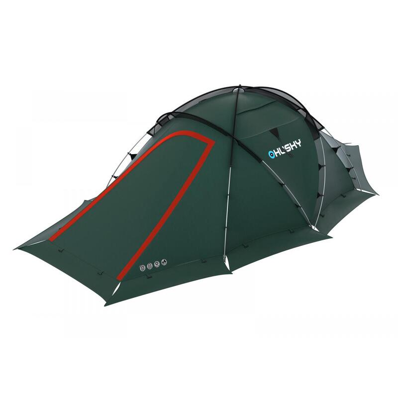 tente légère husky fighter extreme 2021 pour 3 4 personnes vert
