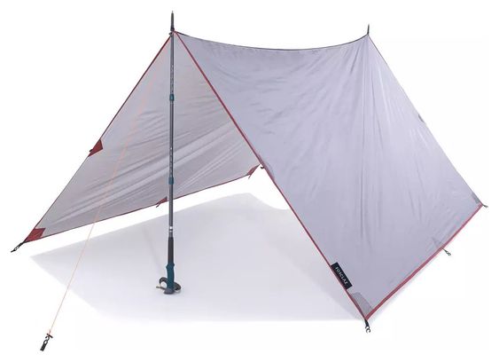 tarp de trekking forclaz 2 saisons trek 900 gris