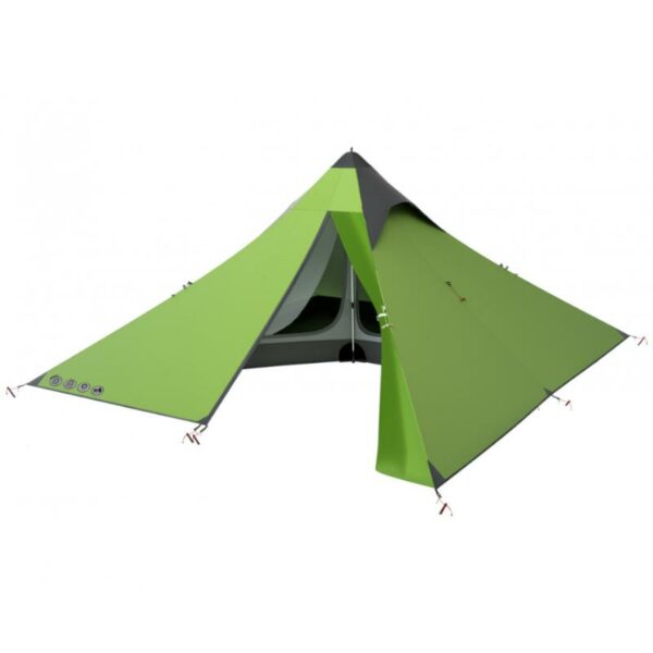 tente légère sawaj trek 2 pour 2 personnes couleur verte idéale pour le camping