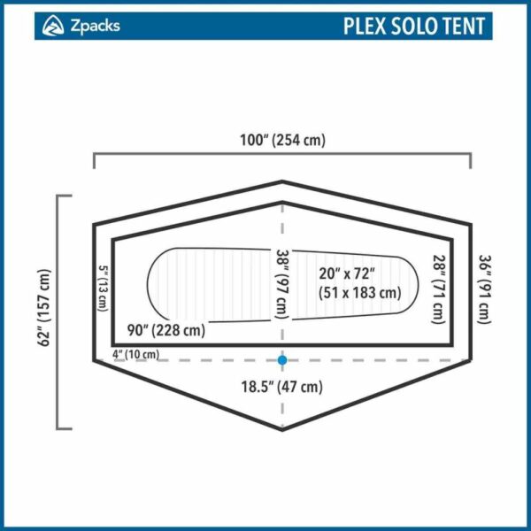 tente de randonnée zpacks plex solo lite 1 personne