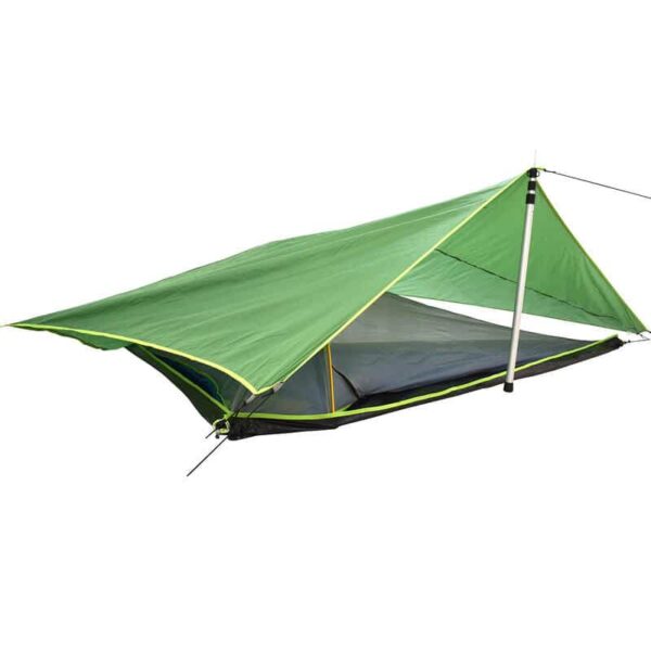 tente volante una 1 personne légère 2kg pour trekking et bivouac en hamac
