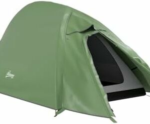 tente de randonnée outsunny double couche imperméable