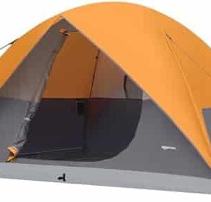 tente de camping amazon basics dôme avec auvent