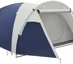 tente de camping outsunny dôme légère et ventilée