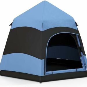 tente de camping outsunny dôme double couche