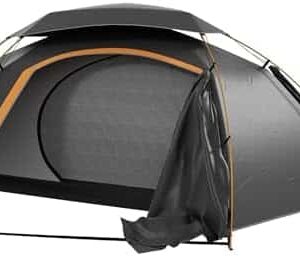 tente de camping outsunny dôme avec toit amovible
