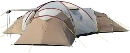 tente de camping skandika korsika/turin avec 3 cabines