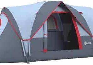 tente de camping outsunny tunnel étanche et légère