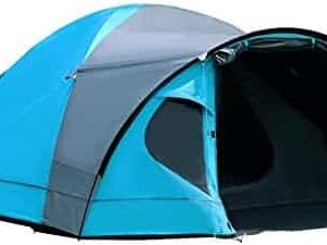 tente de camping portal dôme étanche 4000 mm avec auvent