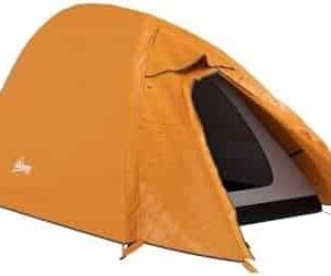 tente de camping outsunny dôme double couche
