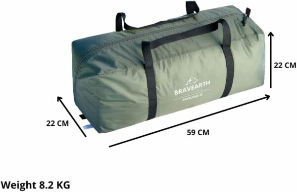 tente de camping bravearth jaguar unisexe