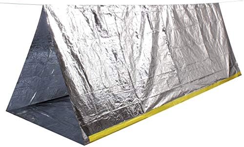 tente de camping ausuky pliable avec sac de couchage réfléchissant