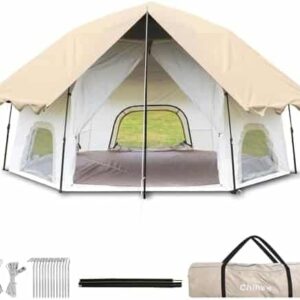 tente de camping chihee pop up avec auvent et salle d'écran