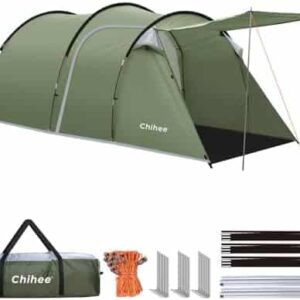 tente de camping chihee tente tunnel avec porche blindé