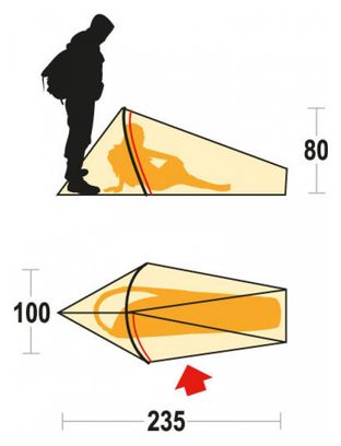 tente 1 place ferrino sintesi 1 vert unisex