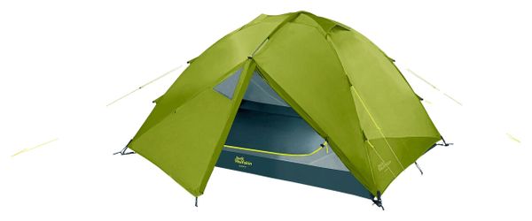 tente 3 personnes jack wolfskin eclipse iii vert