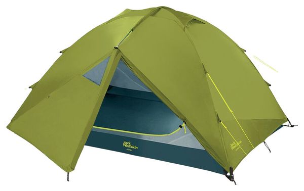 tente 2 personnes jack wolfskin eclipse ii vert