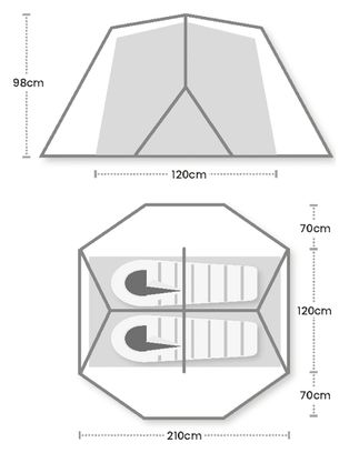 tente 2 personnes terra nova panacea 2 vert