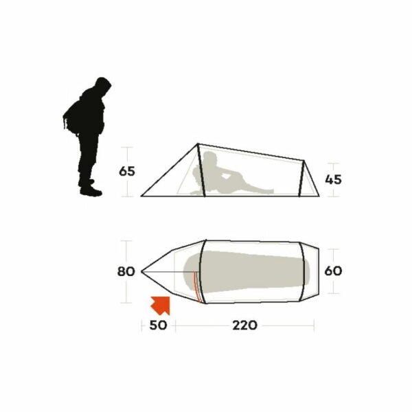 tente ferrino sling 1 (sand)