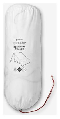 tente tarp 2 personnes forclaz mt900 v2 minimal editions blanc