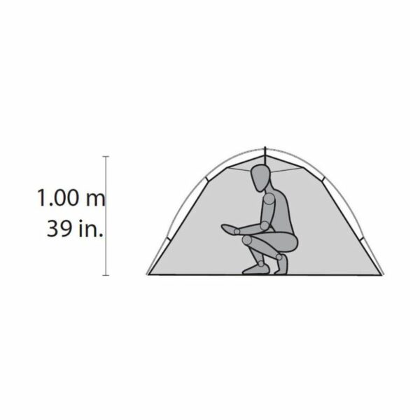 tente ultralégère msr hubba hubba nx (green)