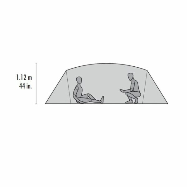 tente de randonnée mutha hubba nx msr (gray) 3p