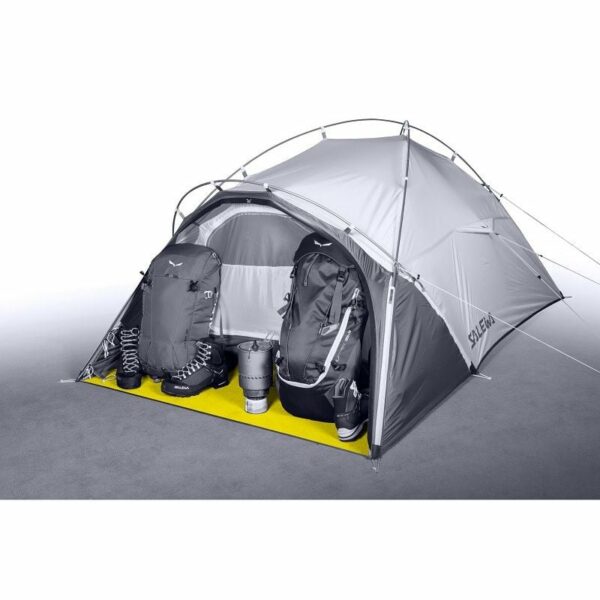 tente trekking salewa litetrek iii (lightgrey/cactus)