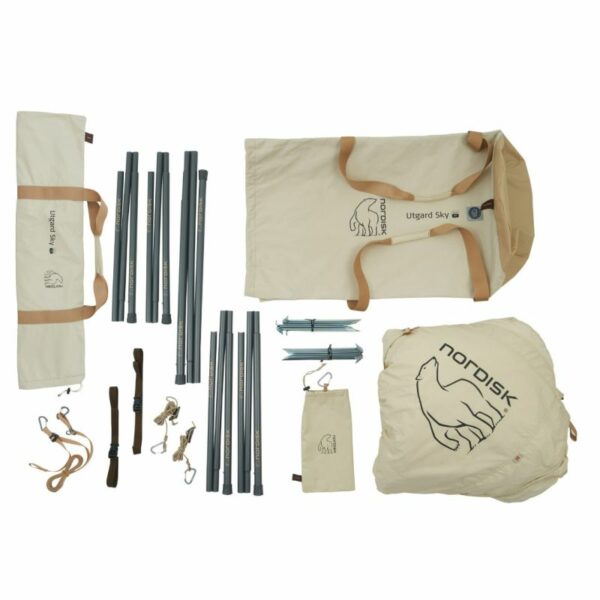 tente nordisk utgard sky 13.2 technical cotton tent (sandshell)