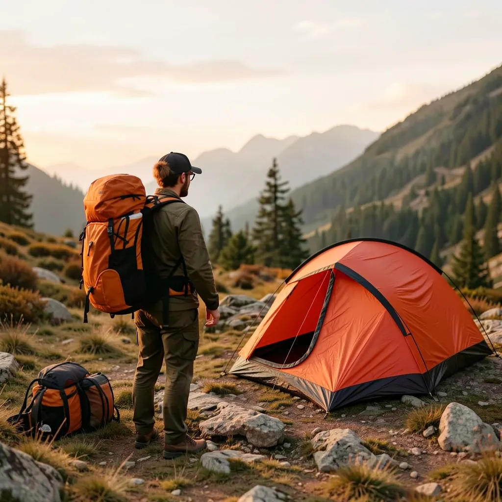la cani-randonnée avec bivouac : l'aventure grandeur nature