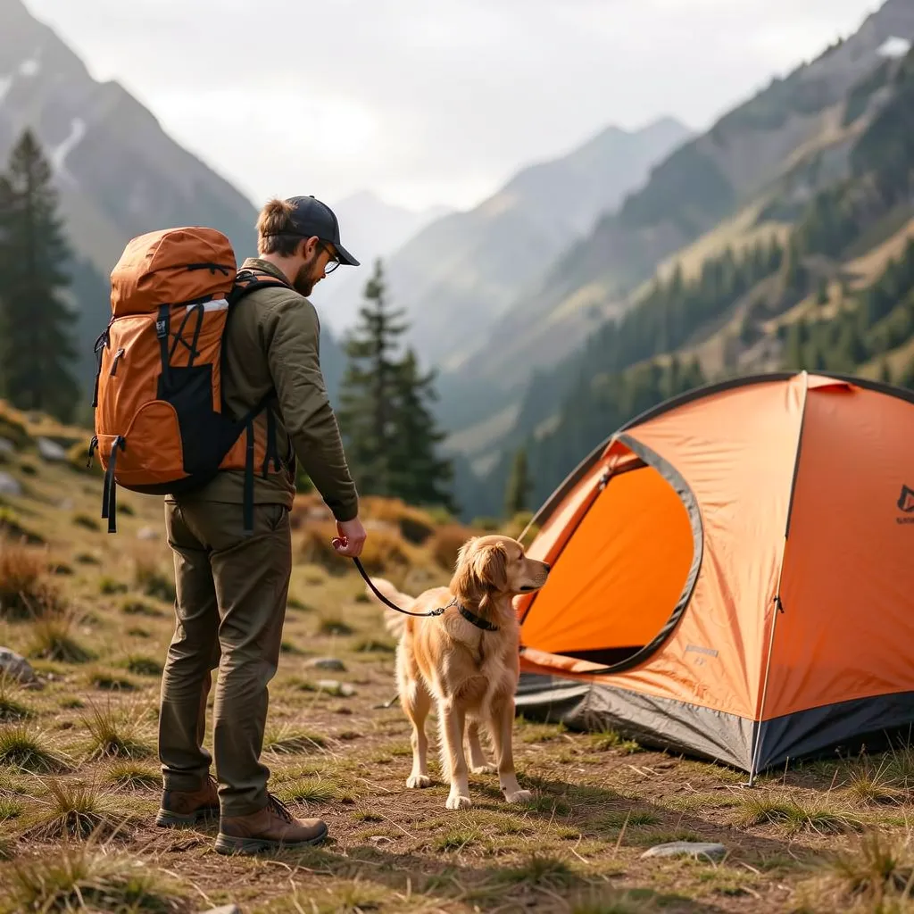 randonnée avec chien
