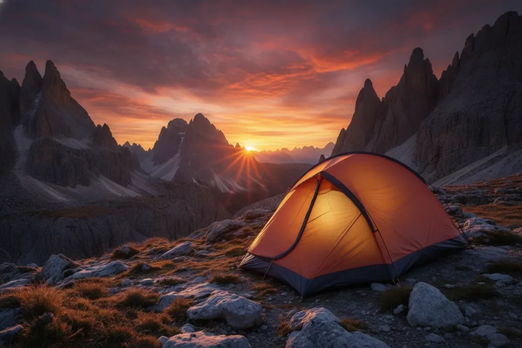 bivouac dolomites