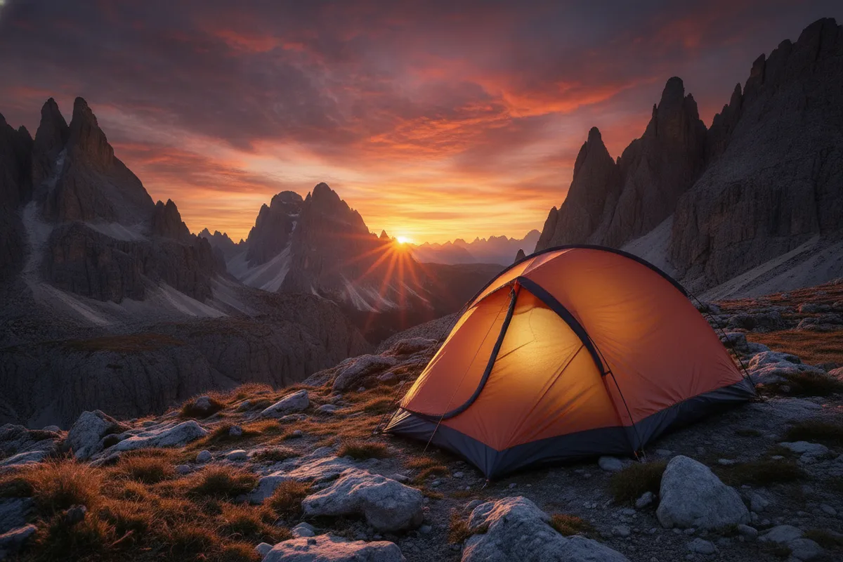bivouac dolomites