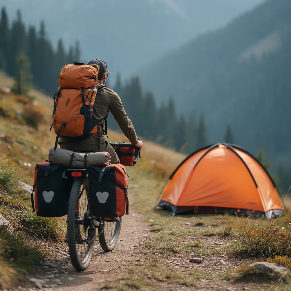 premier voyage à vélo