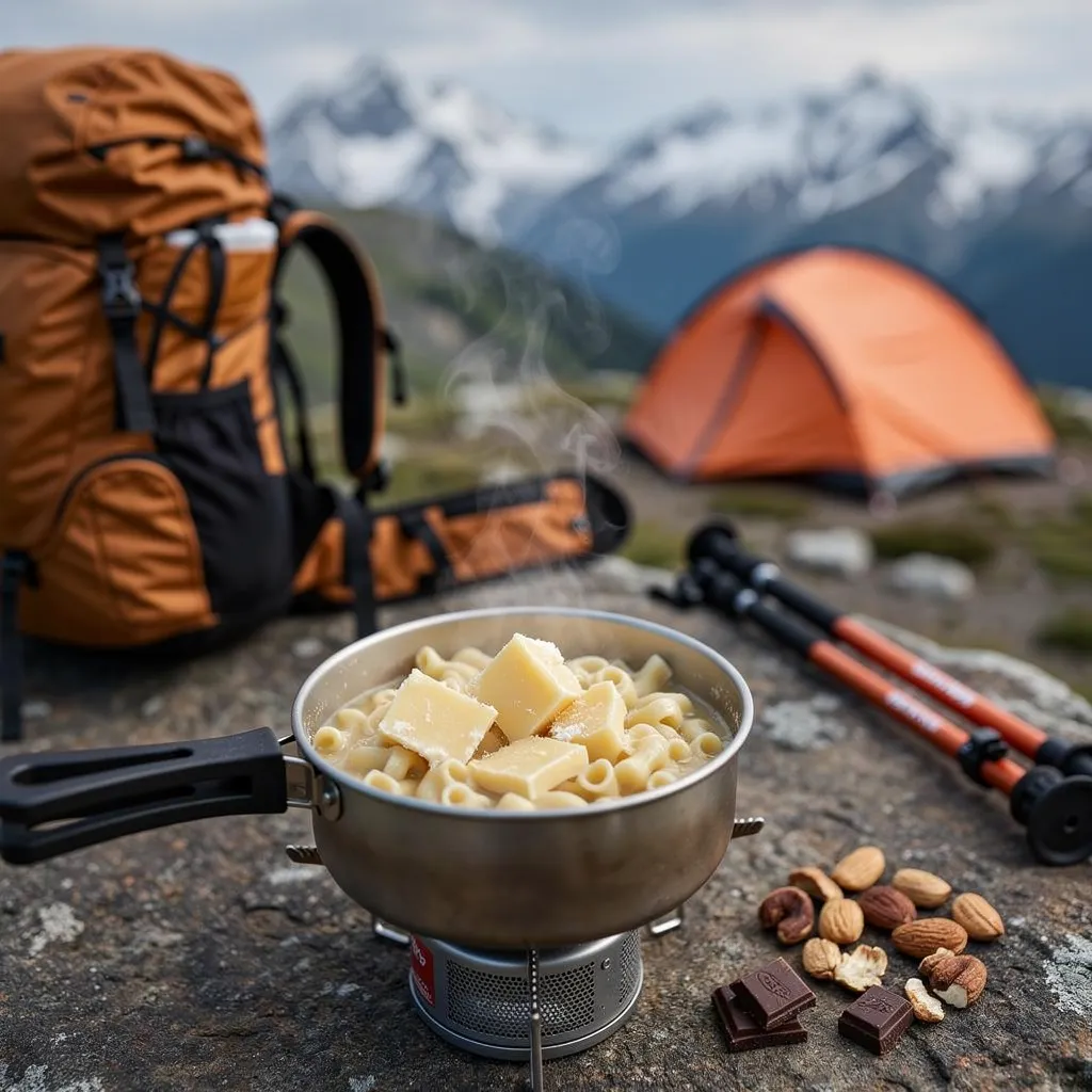 repas hypercalorique trek